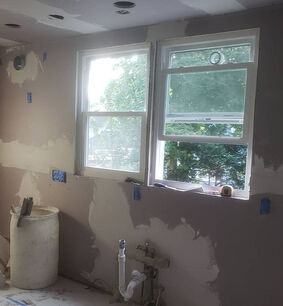 Before & After Plastering Wall in Boston, MA (1)